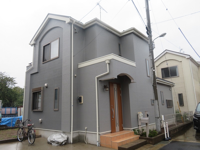 日本ペイント ダイヤモンドコート 完工現場 18年10月18日 千葉の外壁塗装ならハウスメイク